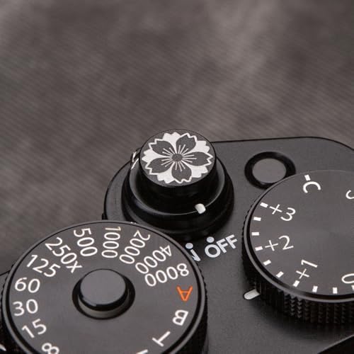 Camera Metal Hot Shoe Cover Shutter Buttons Protector for Fuji X100VI X100V X-T4 X-T3 XPRO3 XPRO2 for Nikon ZF Z5 Z6 Z6II (Black-Shutter Decorative Button) - Image 5