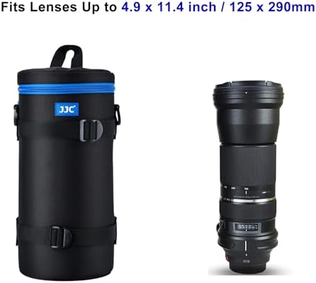 JJC Lens Case Pouch Bag for Sigma 150-600mm f5-6.3 C Lens below 4.9"x11.4" - Image 3
