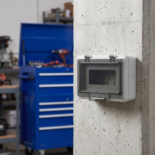 Generic Roller Shutter Button Lock Box Dustproof Industrial Garage Door Switch Cover for Fire Safety Impact-Resistant Emergency Button Protector Easy Install for Commercial Roller Shutter - Image 5
