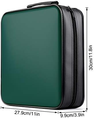CD Case DVD Holder Storage: 320 Capacity DVD Cases Organizer Plastic Carrying Binder Wallet Storage for Home Travel - Image 3