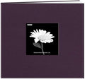 Pioneer Photo Albums Fabric Frame Cover Post Bound Scrapbook, 8"x8", Wildberry Purple by PioneerPhotoAlbums