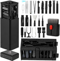 32-in-1 Phone Cleaning Kit for Ports, Earbuds & Keyboards (Black) by GintaXen