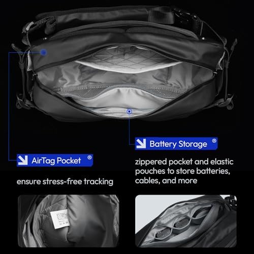 ULANZI 9L Camera Sling Bag, Water-Resistant Camera Case with Tripod Holder - Image 5