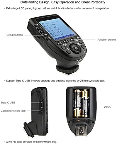 Godox Xpro-P TTL Wireless Flash Trigger for Pentax 645Z K70 K50 KP K-S2 - Image 4