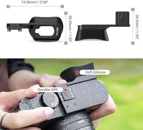 JJC Silicone Eyecup Viewfinder for Leica Q3 43 & Q3 with Extended Design - Image 5