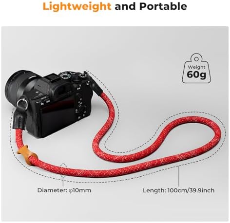 K&F CONCEPT Camera Neck Strap,100cm Camera Shoulder Strap - Image 4