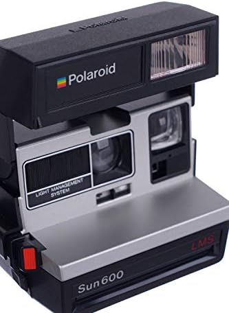 Polaroid 600 Sun600 LMS Instant Film Camera, Silver and Black (Renewed) - Image 2