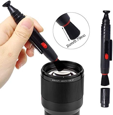 Honbay 3-in-1 Camera Cleaning Kit: Air Blower, Cloth, Pen - Black Silicone for Optics - Image 3