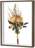 M METERXITY 1-Pack Dried Flower Frame, 12 x 16 Inch Double Acrylic Wooden Dried Flower Photo Floating Frame for Tabletop/DIY/Handicrafts [Coffee] by MMETERXITY