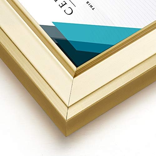 LaVie Home 8.5x11 Picture Frames (6 Pack, Gold) Simple Designed Photo Frame with High Definition Glass for Wall Mount & Table Top Display, Set of 6 Classic Collection - Image 4