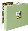 1DOT2 12x12 Inch 3 Ring DIY Scrapbook Photo Album, Sage Green by 1DOT2