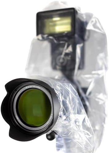 OP/TECH USA Rainsleeve Camera Cover - Clear Rain & Dust Sleeve for Shooting Photos & Video, with Viewfinder Access - Camera Rain Cover, Flash, 2 Pack - Image 5