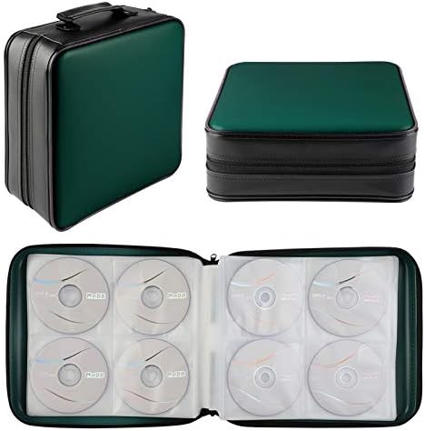 CD Case DVD Holder Storage: 320 Capacity DVD Cases Organizer Plastic Carrying Binder Wallet Storage for Home Travel - Image 4