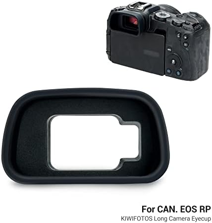 JJC Silicone Eyecup Viewfinder for Canon EOS R8 RP Camera, Extended Design - Image 2