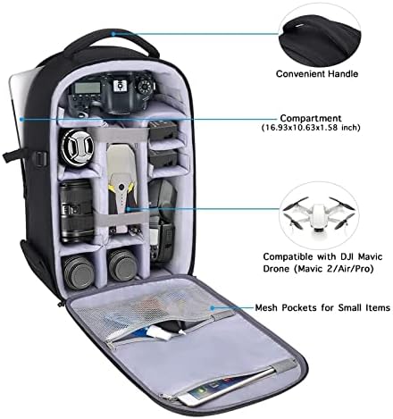 MOSISO Camera Backpack, DSLR/SLR/Mirrorless Photography Camera Bag - Image 2