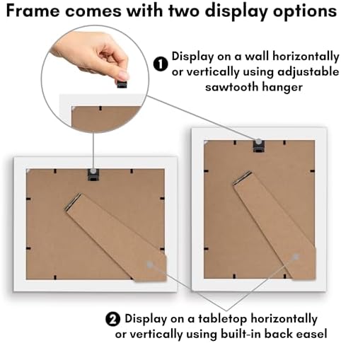 Americanflat 8x10 Picture Frame - Engineered Wood - White - Image 6