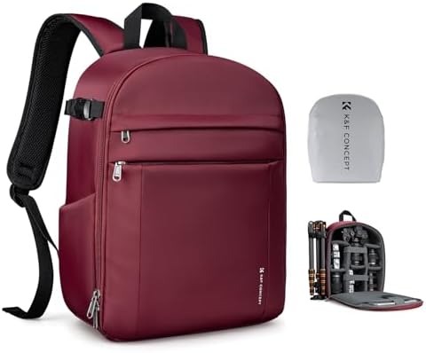 K&F CONCEPT Camera Backpack, DSLR/SLR/Mirrorless Photography Camera Bag by KFCONCEPT