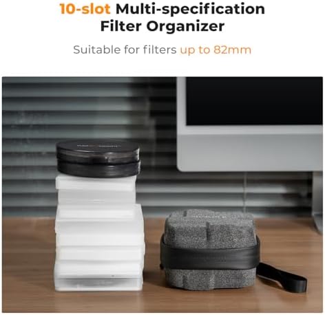 K&F CONCEPT 10 in 1 Lens Filter Case, Filter Bag Up to 82mm - Image 6