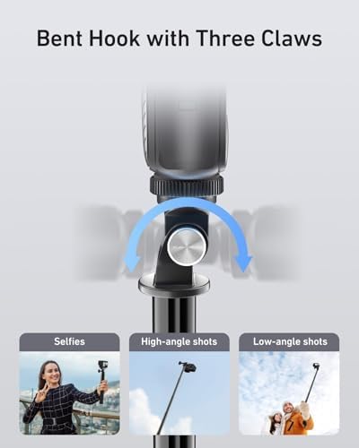 TELESIN 60" Selfie Stick for DJI Insta360 GoPro Cameras, Extendable - Image 6