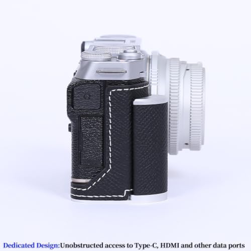 Camera Genuine Leather Half Case ，Compatible with FUJIFILM X-M5 XM5 - Image 4