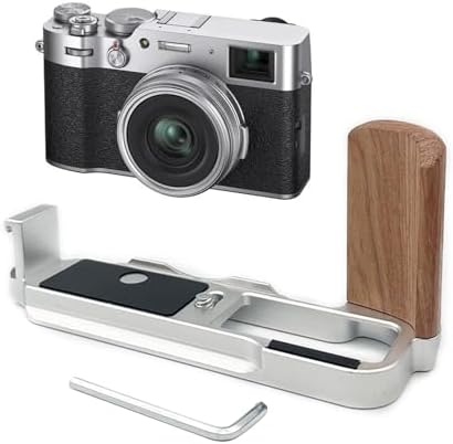 Ergonomic Camera Cage Wood Handle Grip for X 100VI 6th Generation, Pearwood Color, Essential Photography Studio Gear Stylish Pearwood Finish - Image 7
