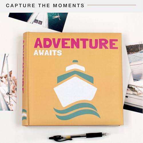 MCS Adventure Awaits Orange Photo Album, 200-Pocket, 4x6, 12x12 Pages - Image 2
