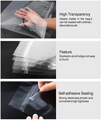 50 Pack 12x16 Inch Acid-Free Crystal Clear Plastic Sleeves for Art Prints - Image 4
