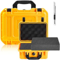 Relaxweex 8.5 x 6.5 x 3.7 Inch Hard Case, Grid Shell, Yellow by Relaxweex
