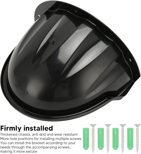 Universal Sunshade Rainshade Cameras Cover Shield, Security Cam Protective Roof Compatible with Hikvision/Nest/Ring/Arlo/Dome/Bullet (Sun Rain Cover(1PCS Black)) - Image 3