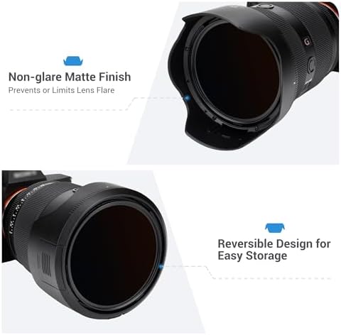 JJC ALC-SH182 Lens Hood Shade for Sony FE 28-70mm f/2 GM Lens (SEL2870GM) - Image 4