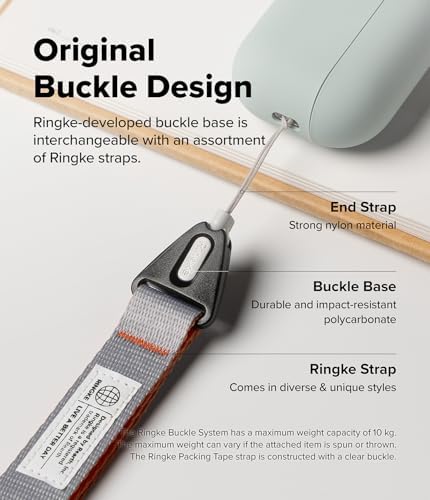 Ringke Phone Lanyard [Lanyard Strap Ash Orange] for Camera - Image 5