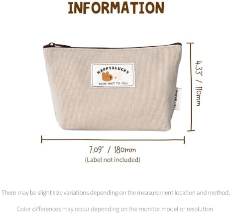 Monolike Happy and Lucky daily Pouch, Beige - Portable Pouch - Image 2