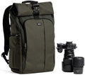 Think Tank FocusPoint 30L RollTop Camera Backpack - Greenway: Expandable Travel & Camera Backpack with Laptop Sleeve, Quick Side and Back Access, Rain Cover – Versatile Photography & Travel Bag by ThinkTankPhoto