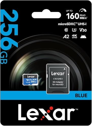 Lexar High-Performance 633x 256GB microSDXC UHS-I Card with SD Adapter, C10, U3, V30, A1, Full-HD & 4K Video, Up To 100MB/s Read, for Smartphones, Tablets, and Action Cameras (LSDMI256BBNL633A) - Image 4