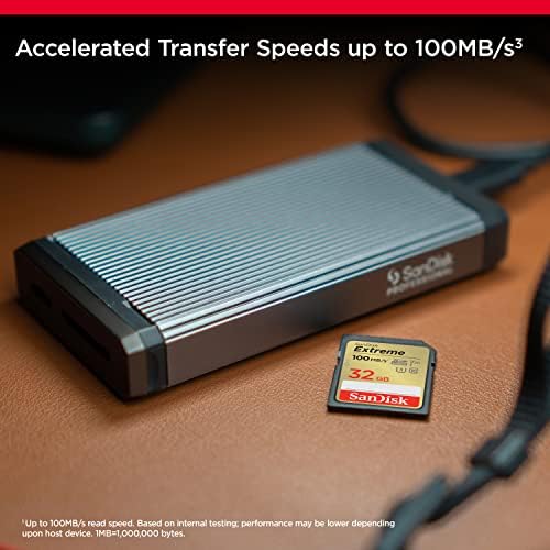 SANDISK 32GB Extreme SDHC UHS-I Memory Card - C10, U3, V30, 4K, UHD, SD Card - SDSDXVT-032G-GNCIN - Image 3