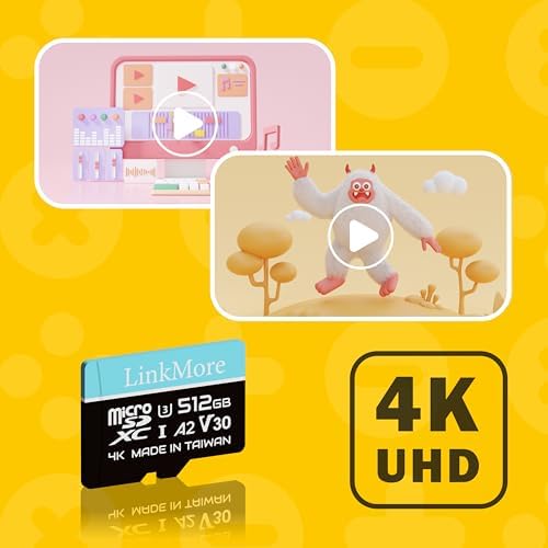 LinkMore XV23 Lite 512GB Micro SD Card, A2 U3 V30, Up to 100MB/s - Image 3