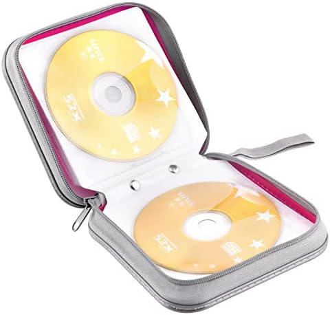 48‑Capacity Hard Plastic CD/DVD Binder for Car, Home & Travel - Image 5