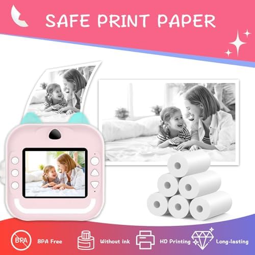 MIARALA 15 Rolls Instant Camera Refill Print Paper, HD Print Camera Paper - Image 2