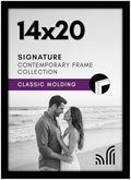 Americanflat 14x20 Picture Frame with Polished Plexiglass - Signature Collection - Gallery-Style Frames Made of Engineered Wood - Photo Frame for Wall Display - Black by Americanflat