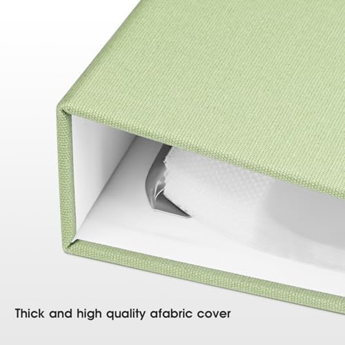 1DOT2 8.5x11 Inch 3 Ring DIY Scrapbook Photo Album, Sage Green - Image 2