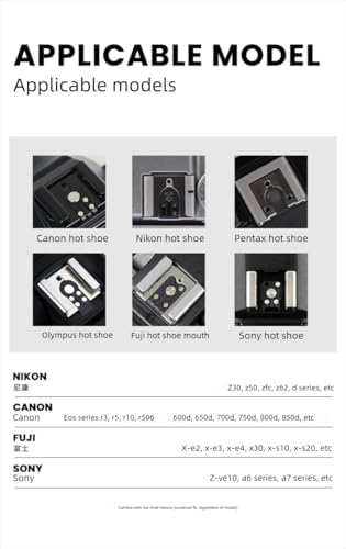 Camera Metal Hot Shoe Cover Shutter Decorative Button Set for Fujifilm xpro2 xpro1 xa7 xa5 xe3 for Nikon zf/zfc (005) - Image 5