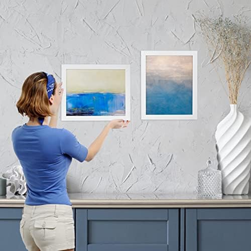 Giftgarden White 8x10 Picture Frame Pack of 12, Multi White Woodgrain 8 by 10 Photo Frames Bulk for Wall or Tabletop Display - Image 3