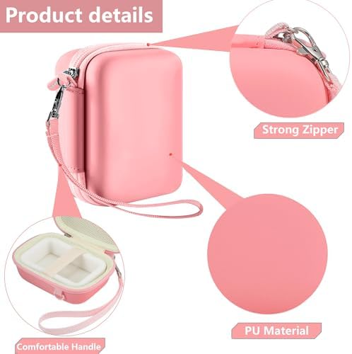 Leayjeen Hard EVA Case for KODAK EKTAR H35 H35N Film Camera - Pink - Image 4