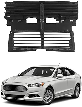 PartsFlow Front Radiator Shutter Standard Air Intake w/o Actuator Compatible with 2013-2016 Ford Fusion by PartsFlow