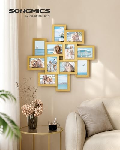SONGMICS 12-Pack 4 x 6 Collage Picture Frames with Glass Front - Image 2