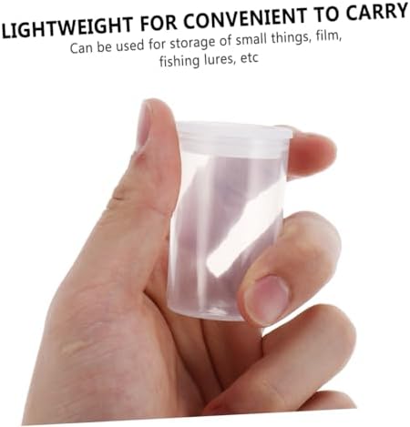 30 Piece Roll Film Container with Caps PET for Fishing Lure Storage - Image 4