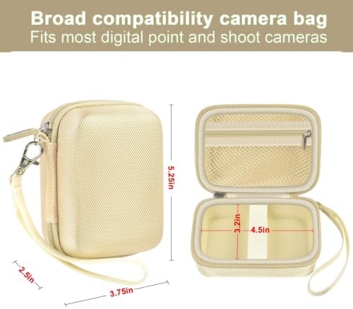 ALKOO Digital Camera Case for CAMKORY/Pouch for KODAK PixproLight Brown - Image 3