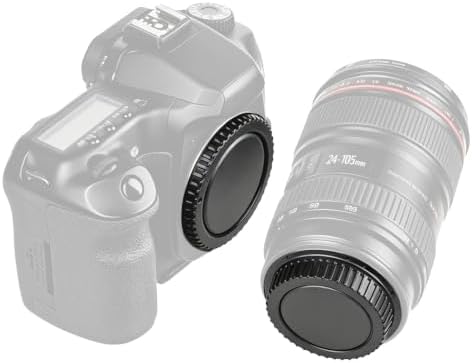Rear Lens Cap and Front Body Cap for Canon EF DSLR-2Sets - Image 5