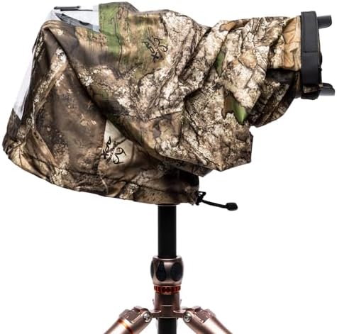 Think Tank Photo Emergency Rain Covers for DSLR and Mirrorless Cameras with 70-200mm Lens - Medium (Realtree APX Camouflage) by ThinkTankPhoto