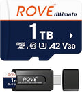 ROVE Ultimate 1TB Micro SD Card 160MB/s with USB 3.2 Type C Card Reader by ROVE